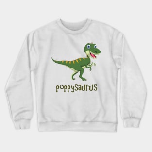 Poppysaurus Crewneck Sweatshirt